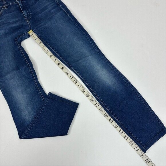 Mother Denim Women’s Looker Ankle Fray Fast Times Skinny Designer Jeans W24/L26 - Picture 11 of 12